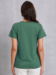 Round Neck Short Sleeve T-Shirt - Cute Little Wish