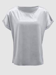 Round Neck Short Sleeve T-Shirt - Cute Little Wish