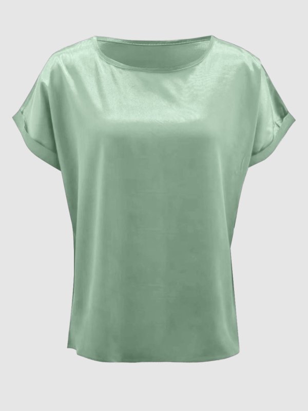 Round Neck Short Sleeve T-Shirt - Cute Little Wish