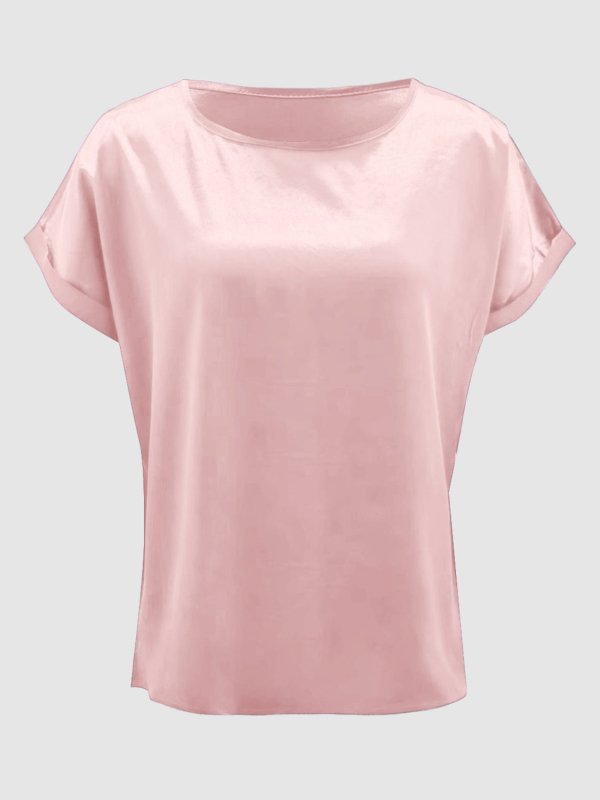 Round Neck Short Sleeve T-Shirt - Cute Little Wish