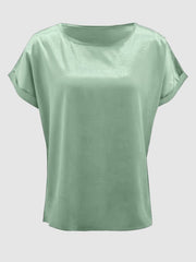 Round Neck Short Sleeve T-Shirt - Cute Little Wish