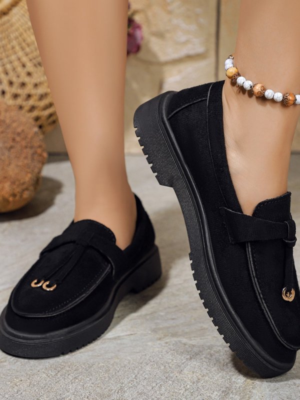 Round Toe Flat Slip - Ons