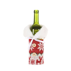 Snowflake Wine Bottle Cover - Cute Little Wish