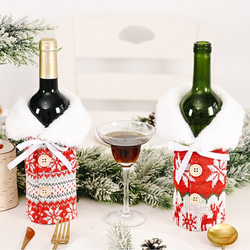 Snowflake Wine Bottle Cover - Cute Little Wish