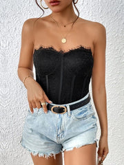 Strapless Sexy Neck Bodysuit - Cute Little Wish