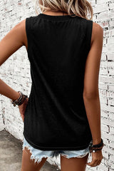 V-Neck Wide Strap Tank - Cute Little Wish