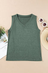 V-Neck Wide Strap Tank - Cute Little Wish