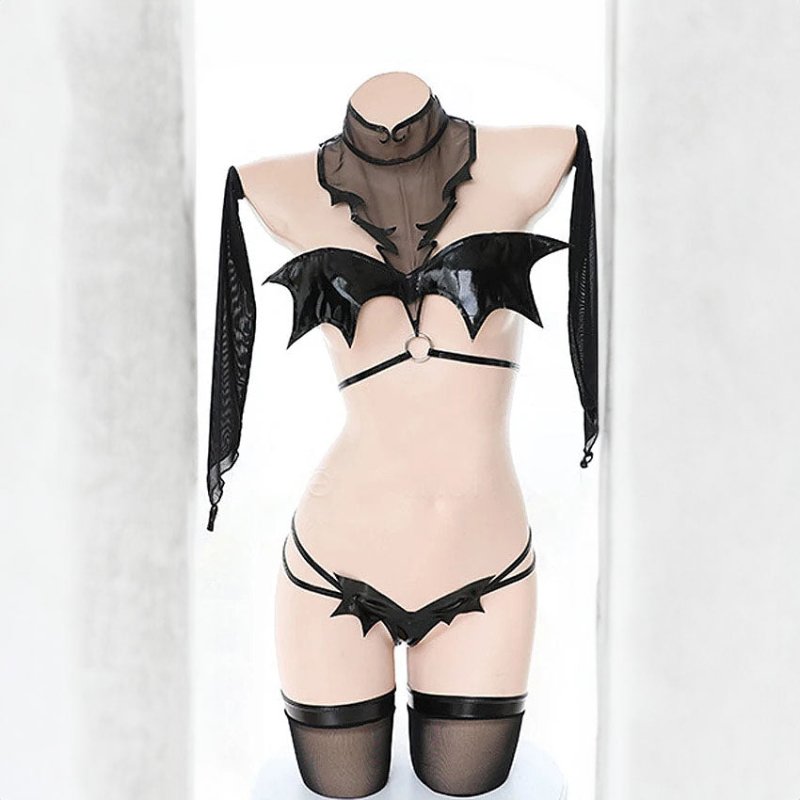 Vampire Queen Sexy Cosplay Costume Bat Lingerie - Cute Little Wish